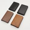 Minimalist Carbon Fiber Men Wallet RFID Blocking Aluminum Card Holder Thin Business Purse for Daily Carry
