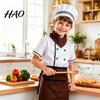 Little Chef Cooking Set Kids Costume for Boys And Girls, Comfortable Outfit with Adjustable Apron Hat Role Play Baking Activities Stage Performance