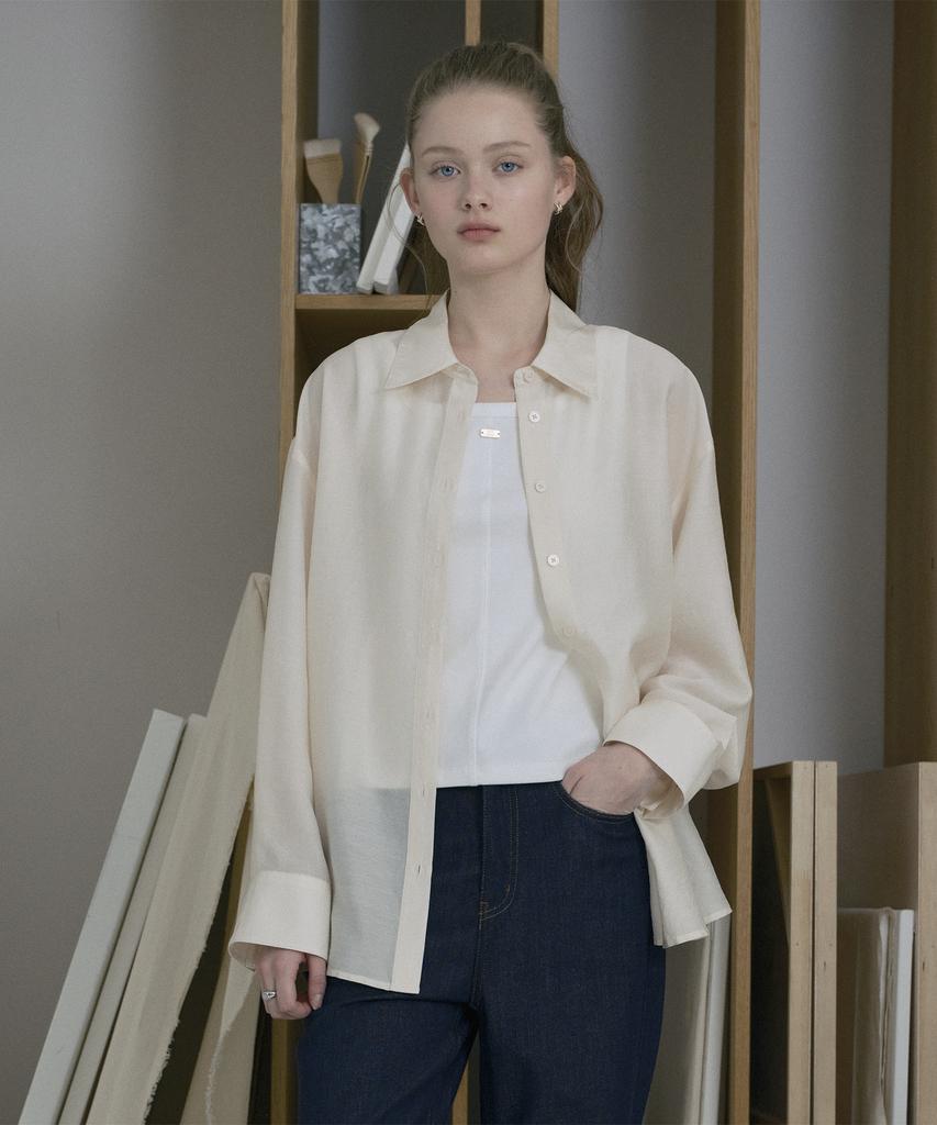 JUCYJUDY Slit Sheer Shirt J1Ws020C