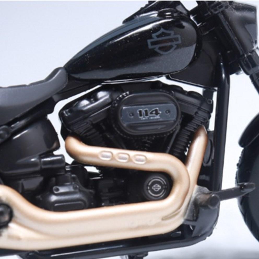 Майсто 1:18 Harley-Davidson 2022 Fat Bob 114 Модель мотоцикла из литого металла