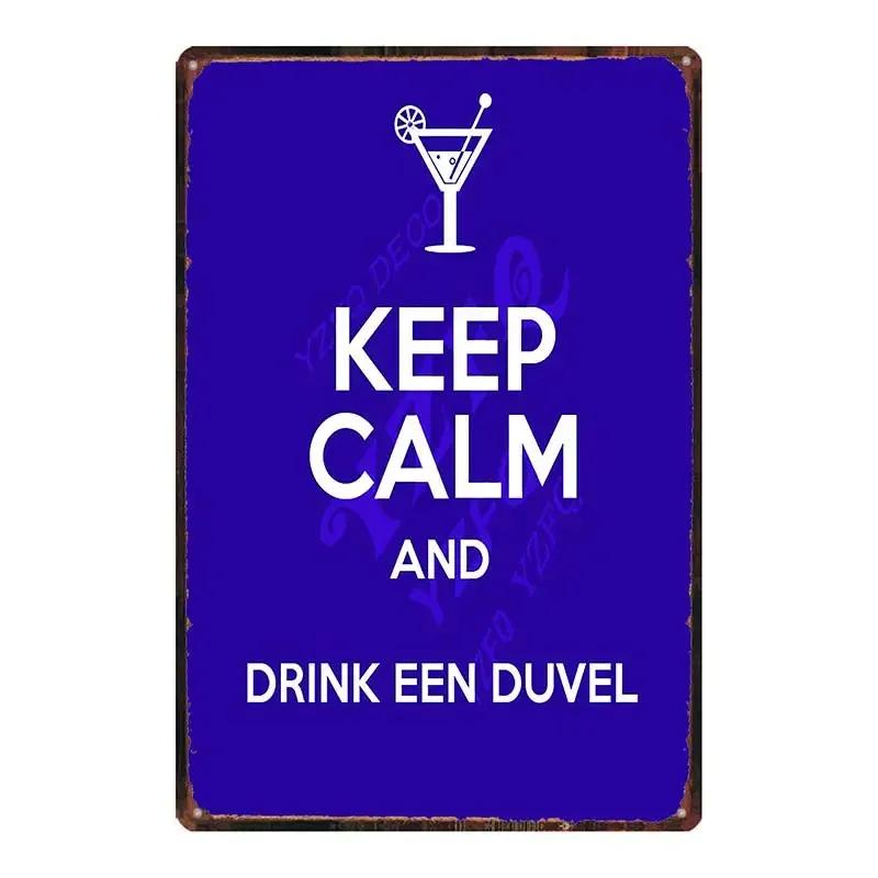 Винтажная бельгийская пивная металлическая жестяная вывеска ORVAL Chimay Ретро настенный декор для кухни, ресторана, дома Художественный постер DUA