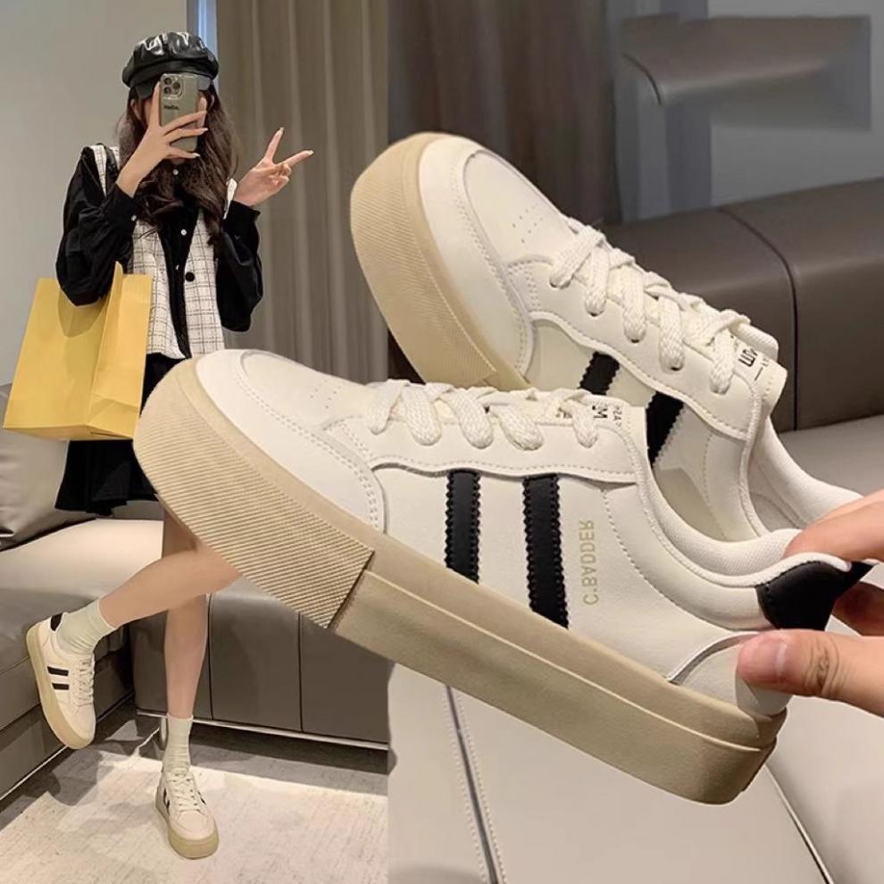 Кеды женские ретро весна и лето новые маленькие белые туфли студентки легкие и дышащие ультралегкие и тонкие водонепроницаемые женские