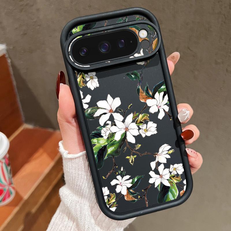 Для Google Pixel 9 8 Pro Xl 8a противоударный силиконовый мягкий защитный чехол с рисунком подсолнуха однотонный противоударный матовый чехол для телефона