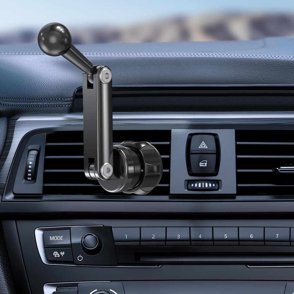 Автомобильный удлинитель шарового шарнира, адаптер шарового шарнира 17 мм, удлинитель из алюминиевого сплава, автомобильный держатель для телефона, вращающийся стержень