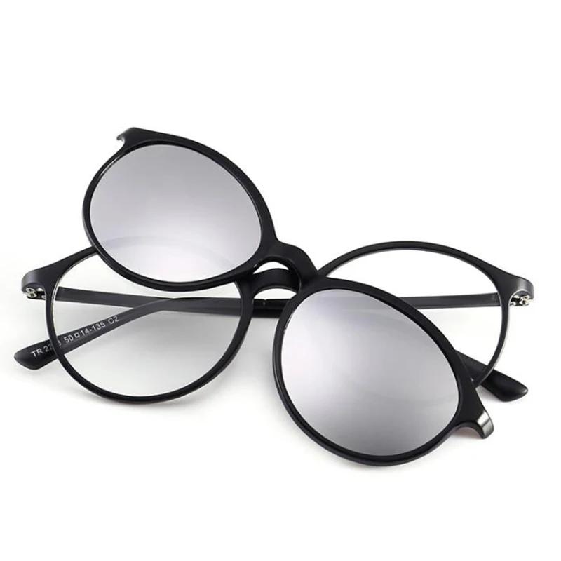 2223 Магнитная клипса Круглая оправа Очки для близорукости 0 -0.5 -1.0 -1.5 -2.0 -2.5 -3.0 -3.5 -4.0 -4.5 -5.0 -5.5 -6.0