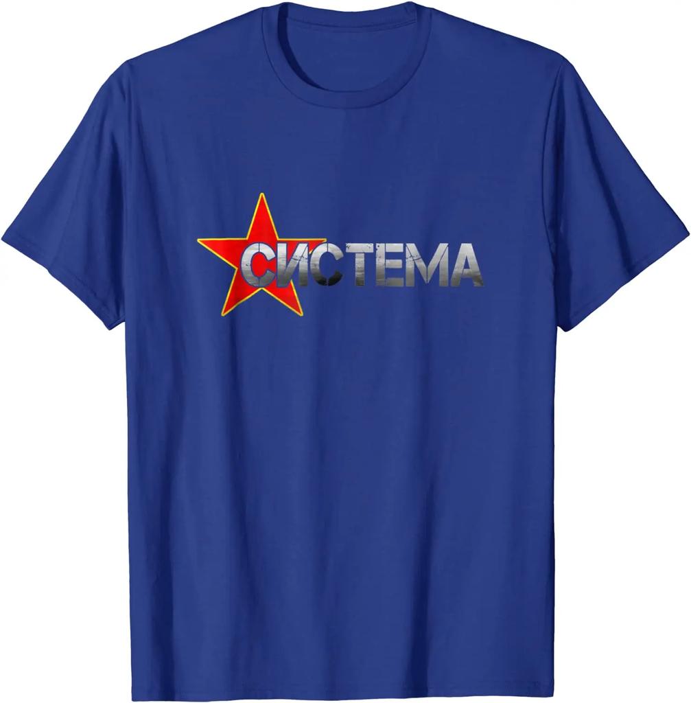 Systema Russian Martial Men TShirt Short Sleeve Casual 100 Cotton ONeck Men Clothing