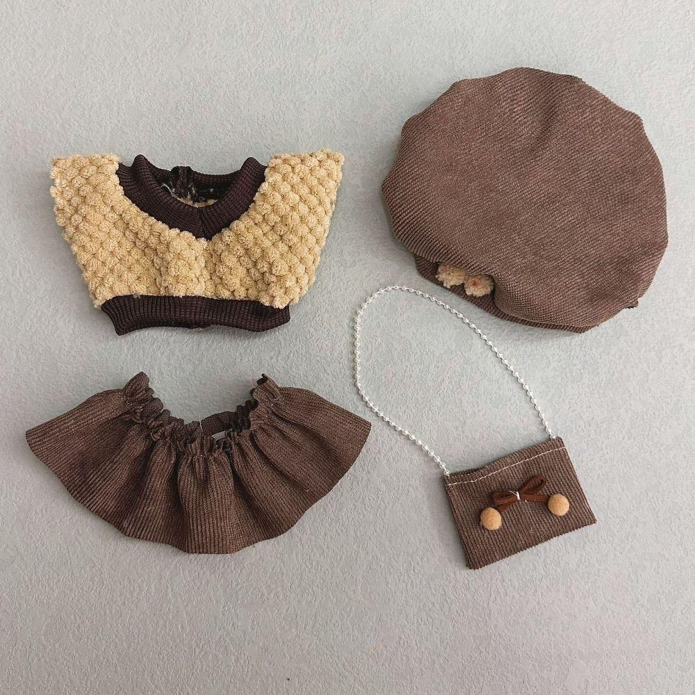 С мультяшной повязкой на голову, аксессуары, платье принцессы, милая кукольная юбка, 20 см, хлопковая кукла/куклы EXO Idol