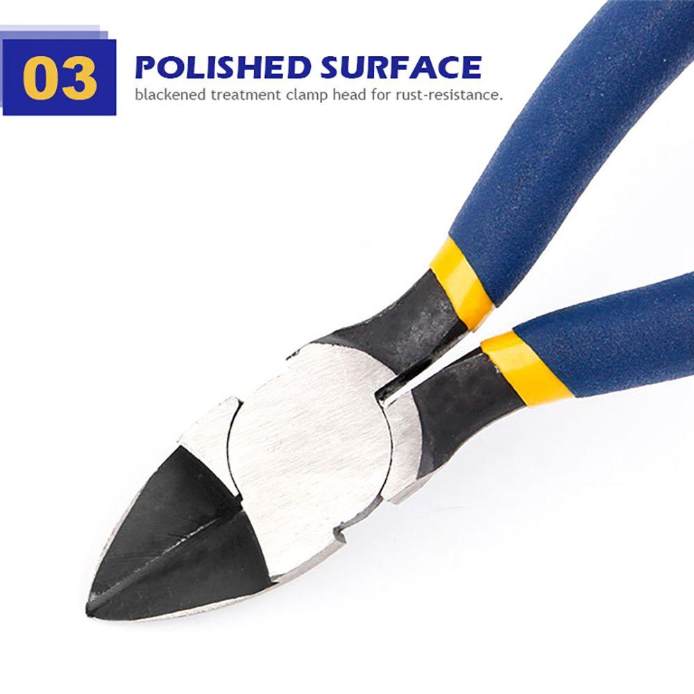 Бокорезы Ремонтный кабель Заусенцы Кусачки Инструмент для зачистки проводов Режущие плоскогубцы Электрики