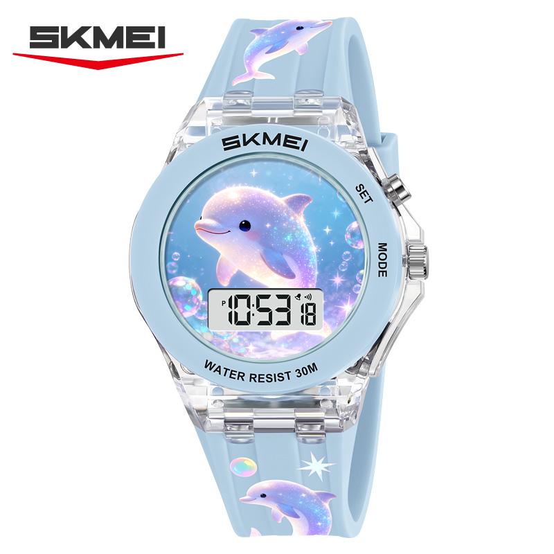 SKMEI 2646 Светящийся Таймер Цветные Часы Reloj Niño Новые Счастливые Мультяшные Узоры Часы для Девочки Мальчика Серия для Детей Электронные