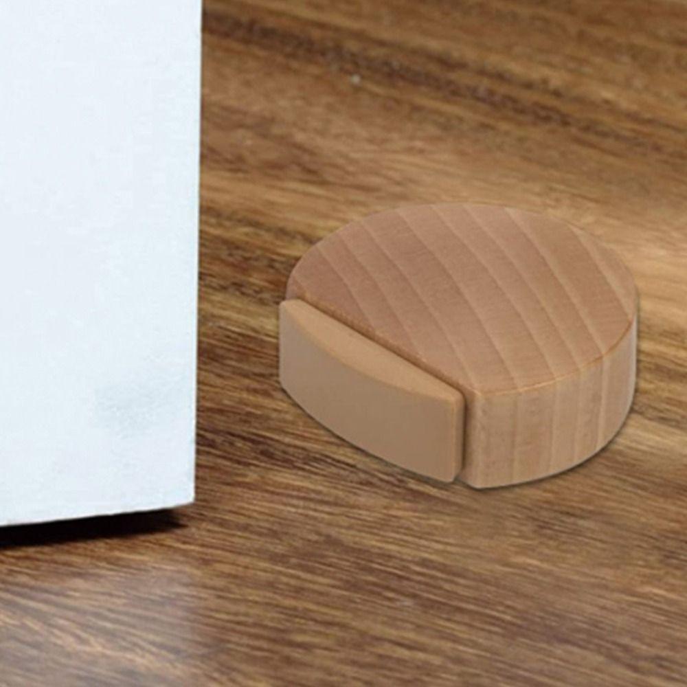 Защита стен, пола и мебели, деревянный стопор для двери, деревянный ограничитель для двери, противоударный стопор для двери, задний стопор для двери
