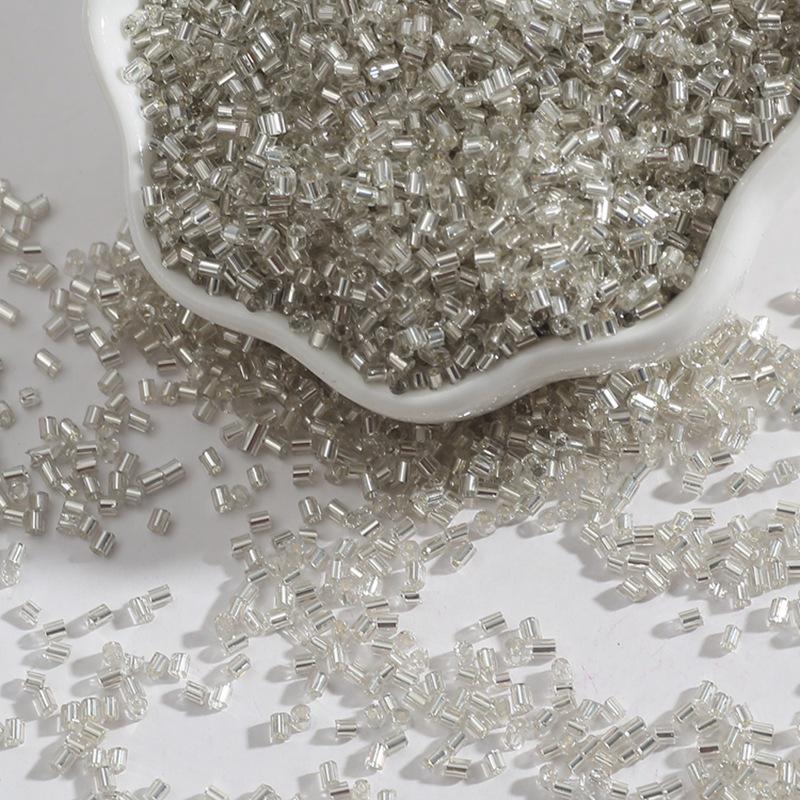 Сделай сам Ручная работа Заколка с бусинами: Стеклянные бусины для вышивания крестом, посеребренная фурнитура для свадебного платья/сумки