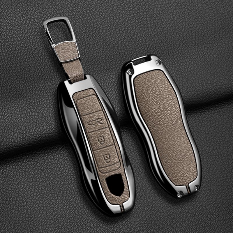 AABKR1 Car Key Case Cover For Porsche Cayenne 958 911 Lepin 996 Macan Boxster Panamera 997 944 924 Panamera 718 971 9YA Protect Keychai