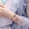 Оригинальный дизайн, женские часы, модные японские кварцевые часы, розовое золото, водонепроницаемые наручные часы, relogio feminino
