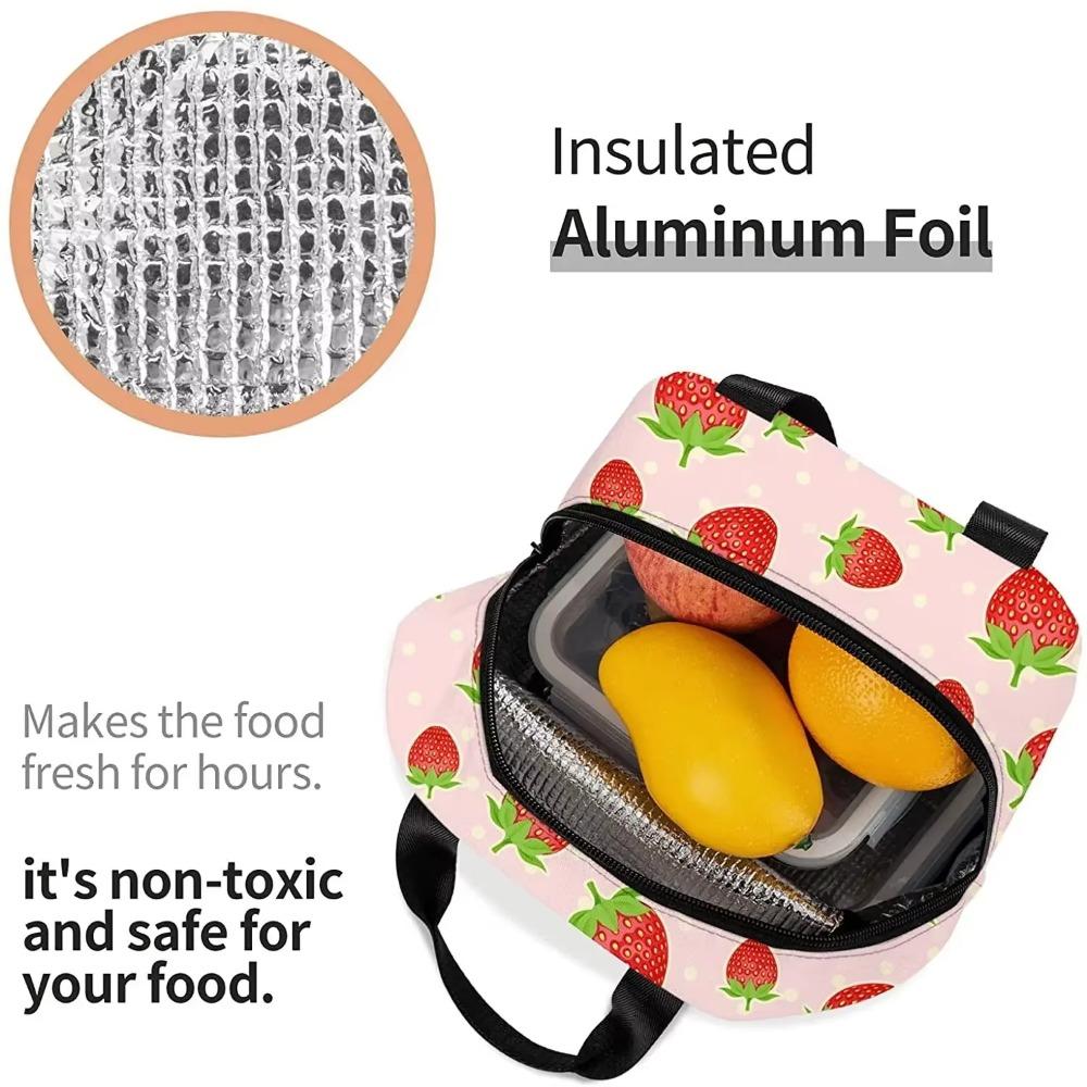 Симпатичная сумка для ланча, контейнеры для ланча, термос для горячей еды, ланч-бокс для девочек-подростков, школьных, рабочих, туристических, пикниковых сумок-бенто