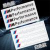 BZK1 For BMW 4pcs M performance sticker car door handle sticker For bmw M Sticker X1 X3 X4 X5 X6 X7 e46 e90 f20 e60 e39 f10 Car acces