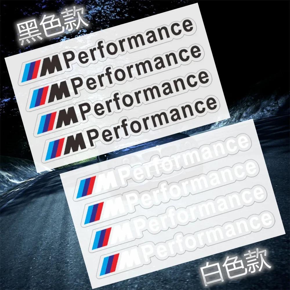 BZK1 For BMW 4pcs M performance sticker car door handle sticker For bmw M Sticker X1 X3 X4 X5 X6 X7 e46 e90 f20 e60 e39 f10 Car acces