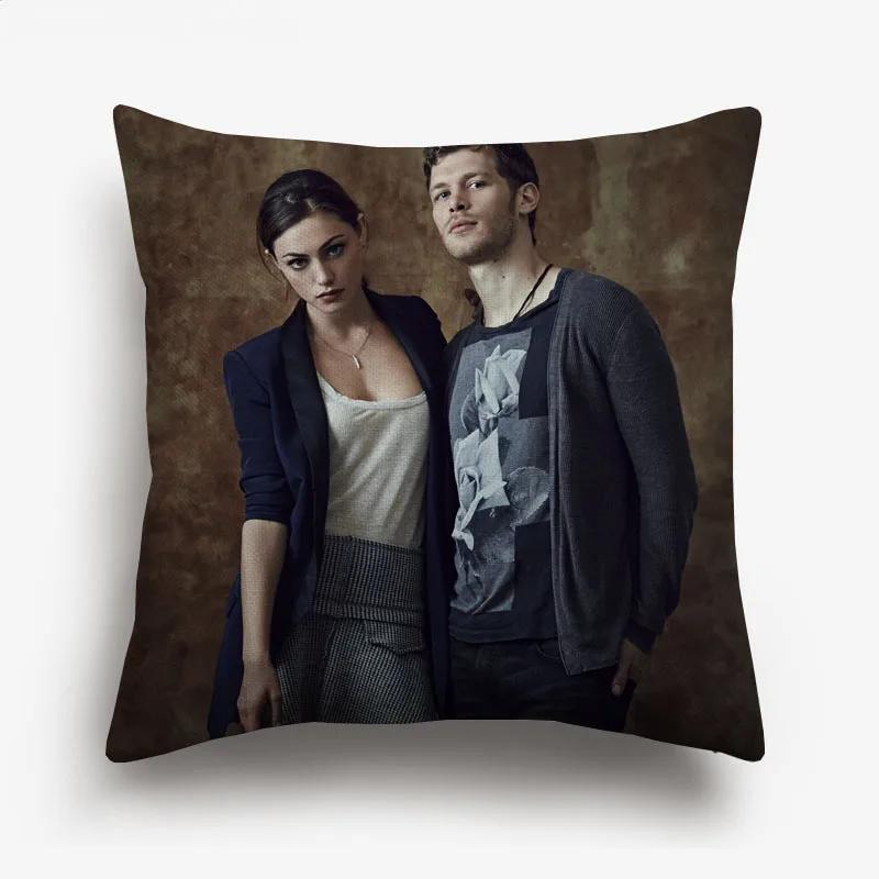Ian Somerhalder Joseph Morgan Potrait Cushion Cover The Vampire Diaries Decorative Sofa Throw Pillow Case Pillow Case