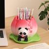 Мультяшная креативная подставка для ручек в виде панды, украшение из смолы, студенческий выпускной, большая емкость, настольное украшение, детский праздничный подарок