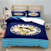 Penguins Hockey Jersey 3PCS Bedding set,Ideal for 1pc Duvet Cover And 2pcs Pillowcases Perfect for Fan gift,Ideal for Bedroom, Dormitory