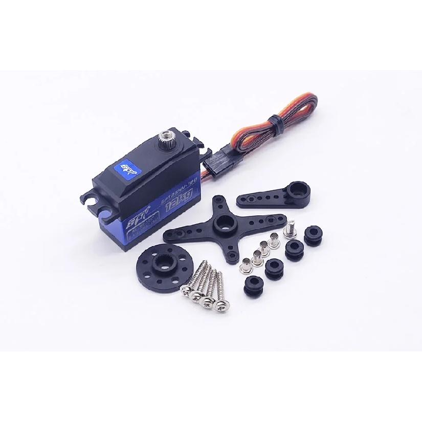 SPT25HV 12kg 7.4v High Volts Speed Stainless Steel Gears 25g Middle Size Servo 1:10 Shift Lock 1:16 Steering Fix-Wing Robot