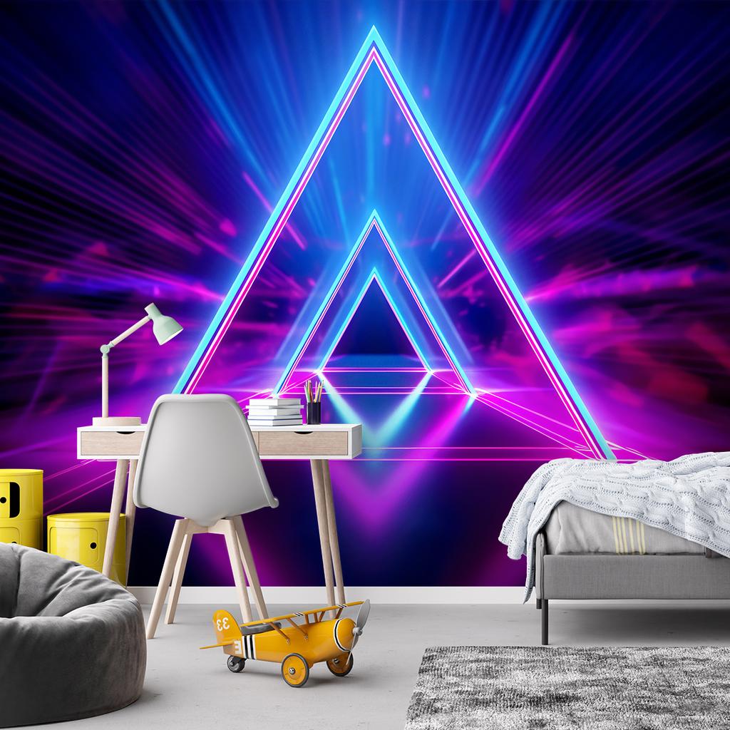 Wallpaper Neon tunnel abstract