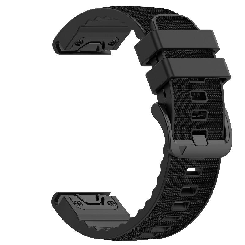 22 26 мм Быстросъемный кожаный/нейлоновый силиконовый ремешок для Garmin Fenix 6 6X Pro Fenix 8 7 7X Tactix 8 Enduro 3 Прочный спортивный браслет