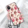 Черный чехол для Xiaomi Redmi 13C Note 9 iPhone XR 7 8 14 15 11 12 13 X XS Pro Max Samsung A25 S23 S24 FE Ultra Plus Cupcake
