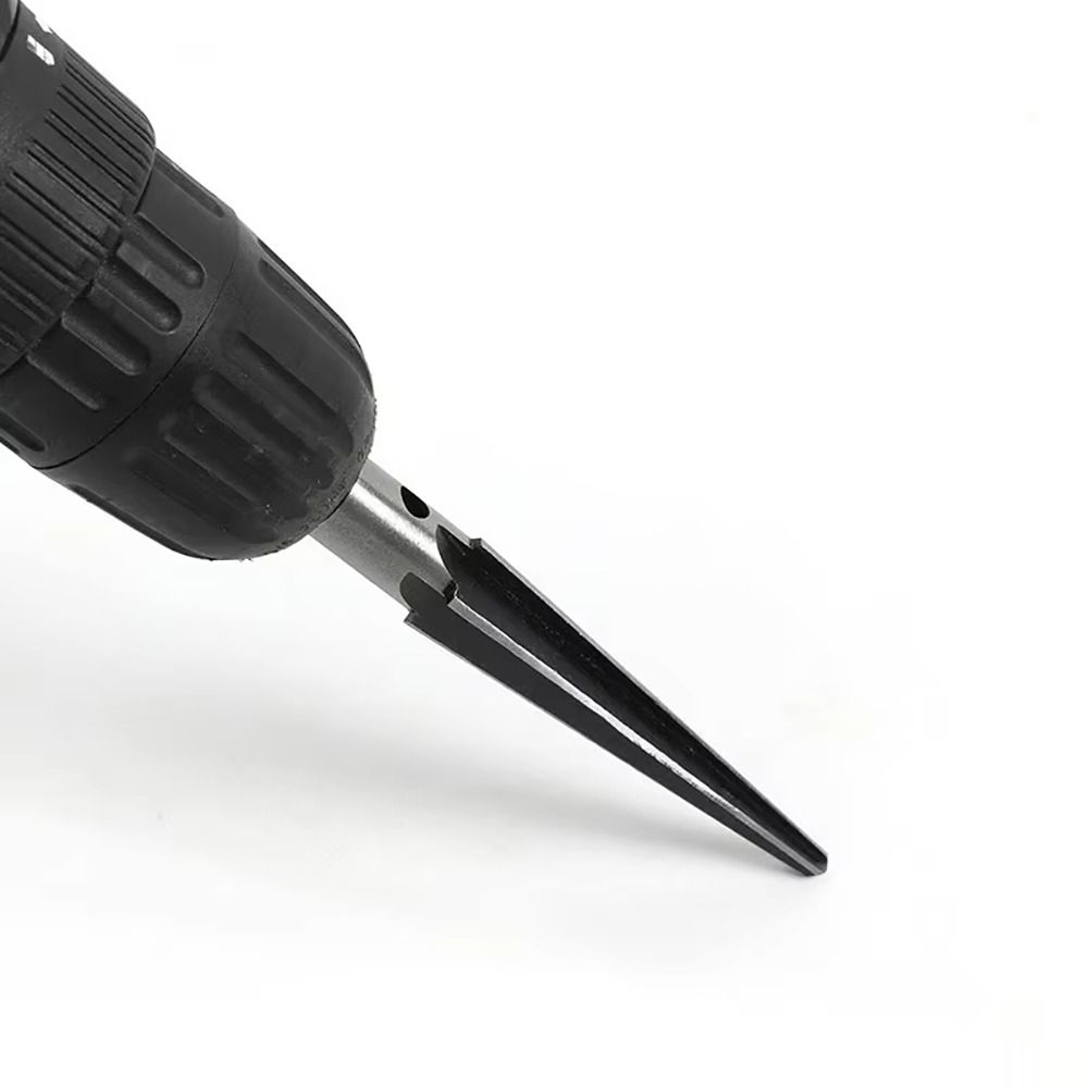 2Pcs/Set Carbon Steel Chamfer Taper Reamer Set Round Shank Hole Opener Durable Tapered Reamer Tool