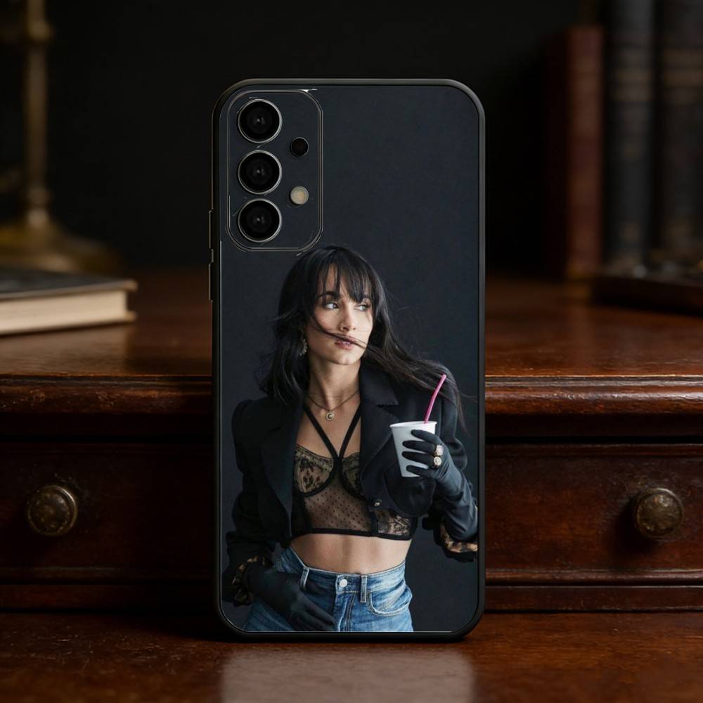 Чехол для телефона Singer A-Aitana CUARTO AZUL для Samsung S25,24,21,22,23,30,Ultra,20,Plus,Fe,Lite,Note Мягкий черный чехол