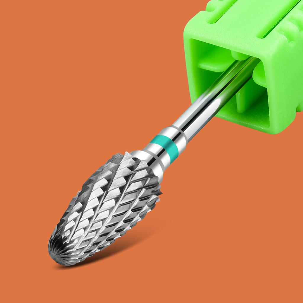 Твердосплавные вольфрамовые насадки для ногтей, фрезы, электрические сверла для ногтей, инструменты для очистки кутикулы для педикюра, маникюрные буферы, дрель