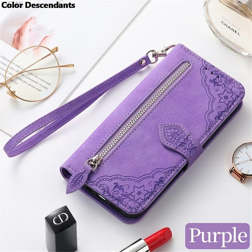 Zipper Leather Wallet Funda for Oukitel C35 2023 Flip Case Multi Card Slot Book Shell Armor Phone for C36 C33 C32 C31 32 33 36