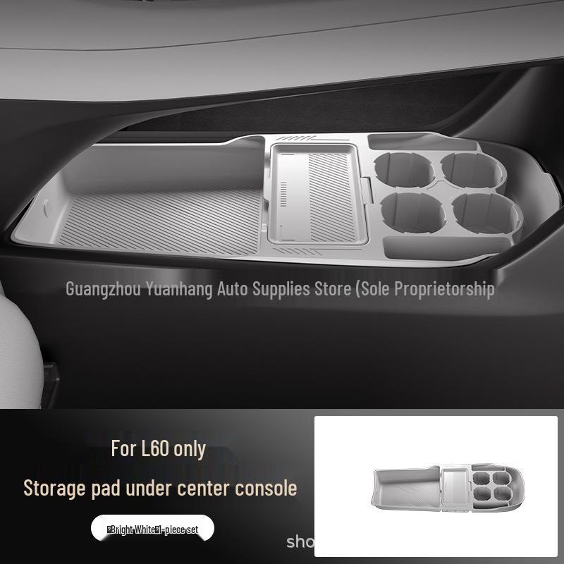 2024 L60 Органайзер-подстаканник для очков, ящик для хранения на центральной консоли