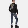 Evisu Свитшот унисекс с принтом в виде букв, с круглым вырезом, длинным рукавом, черный 2EAGNM1SW424XXCT