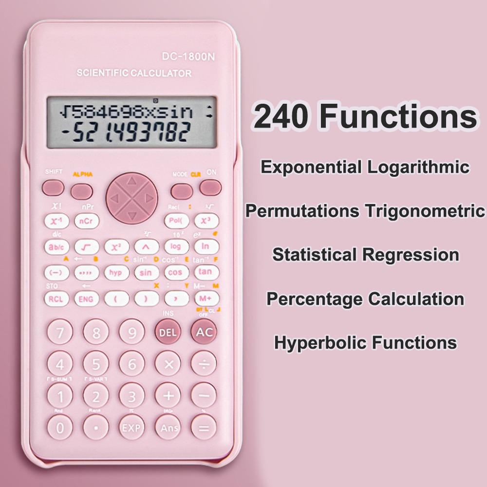 Двухстрочный 10-разрядный функциональный калькулятор Стандартные математические калькуляторы для студента и учителя