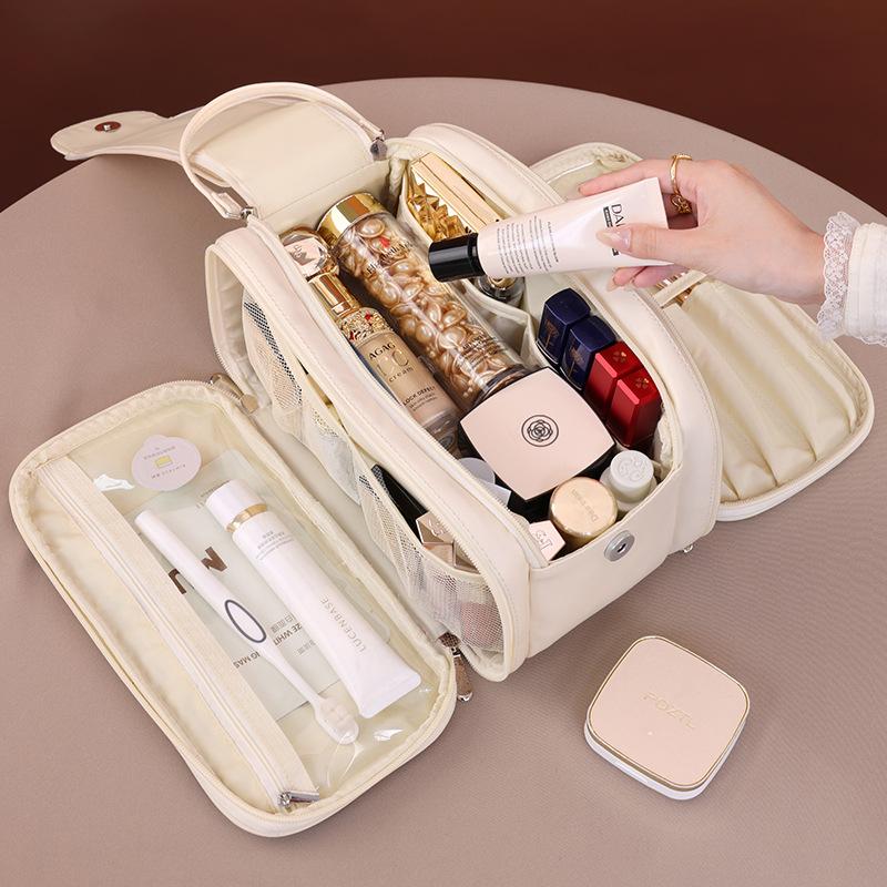 New cosmetic bag women's portable travel large-capacity toilet bag light luxury high-end cosmetic storage bag