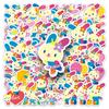 Наклейки Sanrio Мультяшный Цветочный Кролик Усахана Маленькие Наклейки в Стиле Моти, предназначенные для Канцелярских Товаров плюс Украшение для Телефона