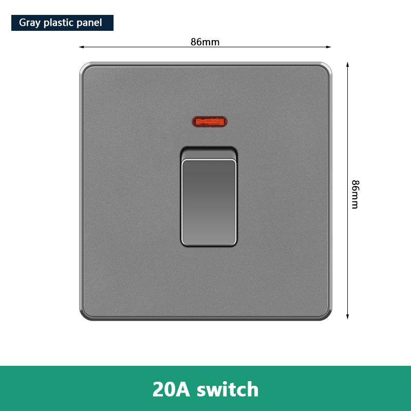 EU RU UK 20A 45A настенный выключатель высокой мощности, стандартная пластиковая панель Кореи, тумблер включения/выключения для водонагревателя, освещения, кондиционера