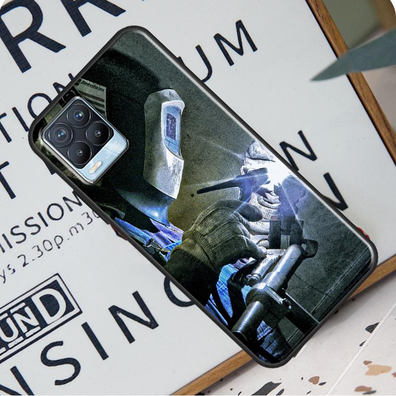 Чехол для сварщика для Realme C21 C11 C15 GT Neo2 Master 8 Pro 8i OnePlus 9 Pro 8T 9R Nord2, чехол