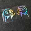 Cartoon Funny  Finger Waterproof Reflective Stickers Car Sticker Car Window Decal Car Decals Car Body Decoration Sticker