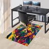 1pc Colorful Abstract Birds Chair Mat - Festival Gift for Office Chairs, Non-Slip Carpet for Home Decor, Suitable for All Seasons.P062