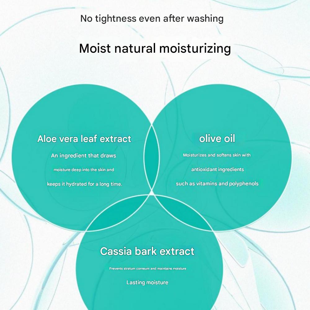 3ha Очищающее средство «Всё в одном»: Эксфолиация, Лицо и Тело, и Удаление Отходов Всё в Одном! 2(Два) Мыло с низкой раздражаемостью