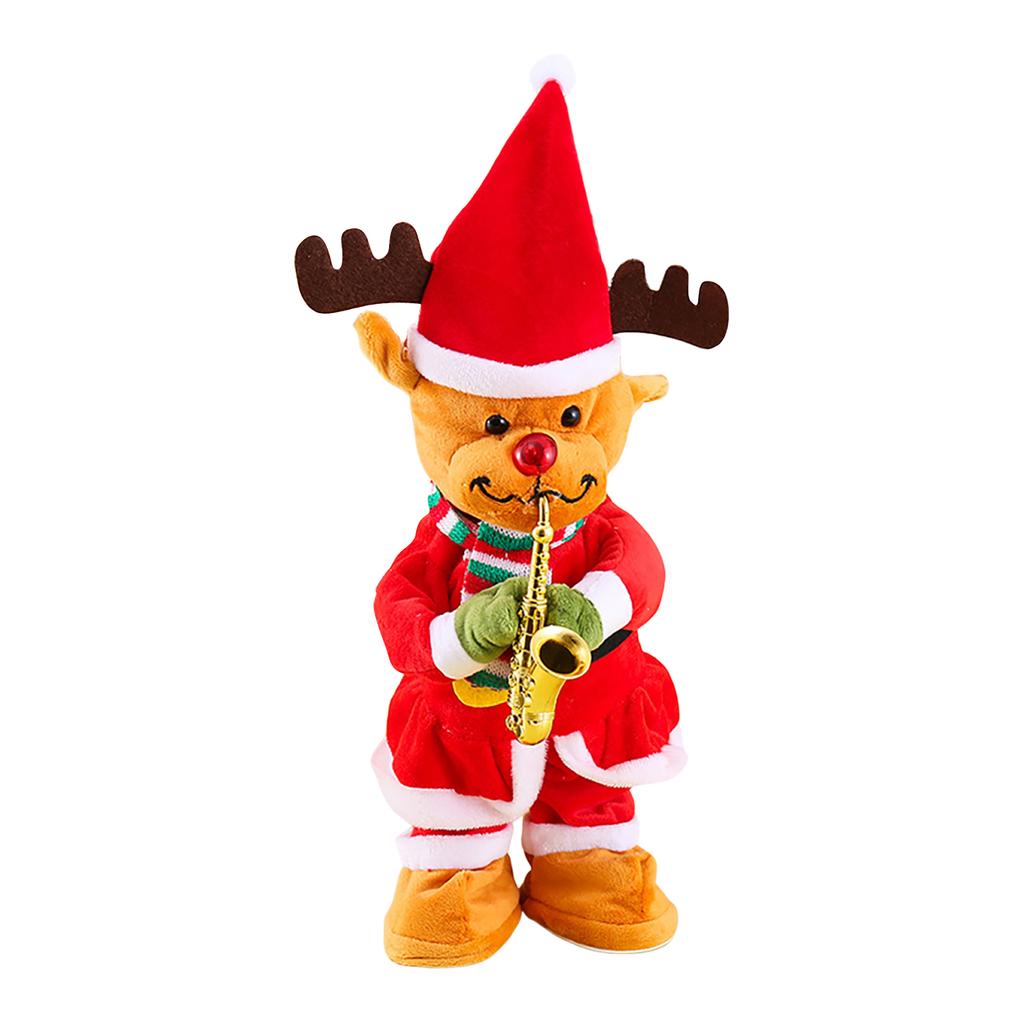 Поющая и танцующая рождественская елка, электрическая качающаяся рождественская плюшевая игрушка, идеально подходит для того, чтобы сделать детям рождественский сюрприз