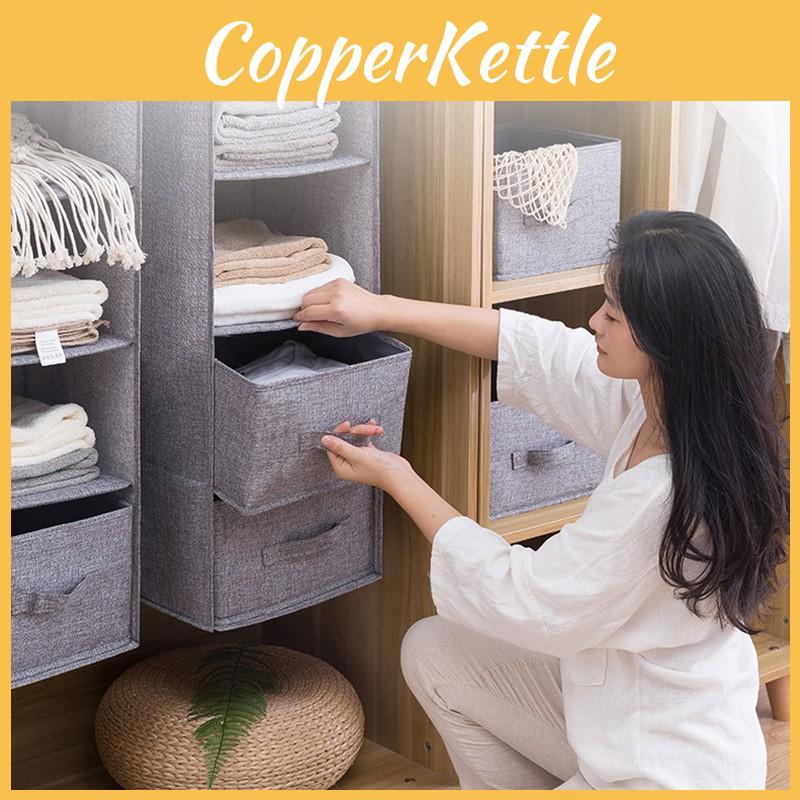 Льняная многофункциональная подвесная сумка-органайзер для спальни, шкафа, ящика, для инструментов