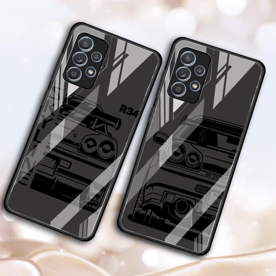 Чехол для телефона для Samsung Galaxy A12 A10 A21 A06 A51 A52 A14 A30 A15 A50 A13 A20 A56 A35 A25 A36 A71 A16 A02 A73 A34 Креативная Машина