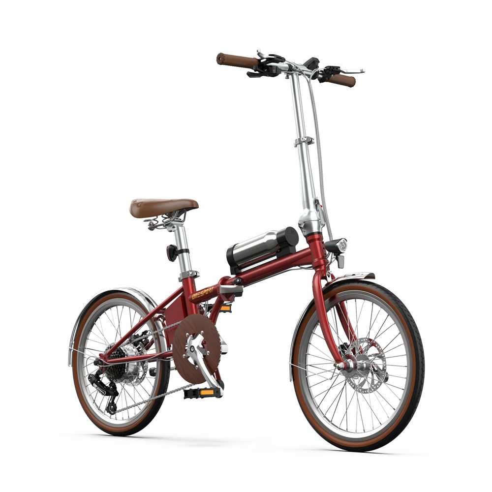Onesport OT02 Pro Electric Bike 250W 36V 5.2Ah 20*1.35" Chromoly Steel Lightweight Mini Folding E-bike Mechanical Brake 25km/h