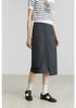 LILY Design Grey Half length Skirt for Women