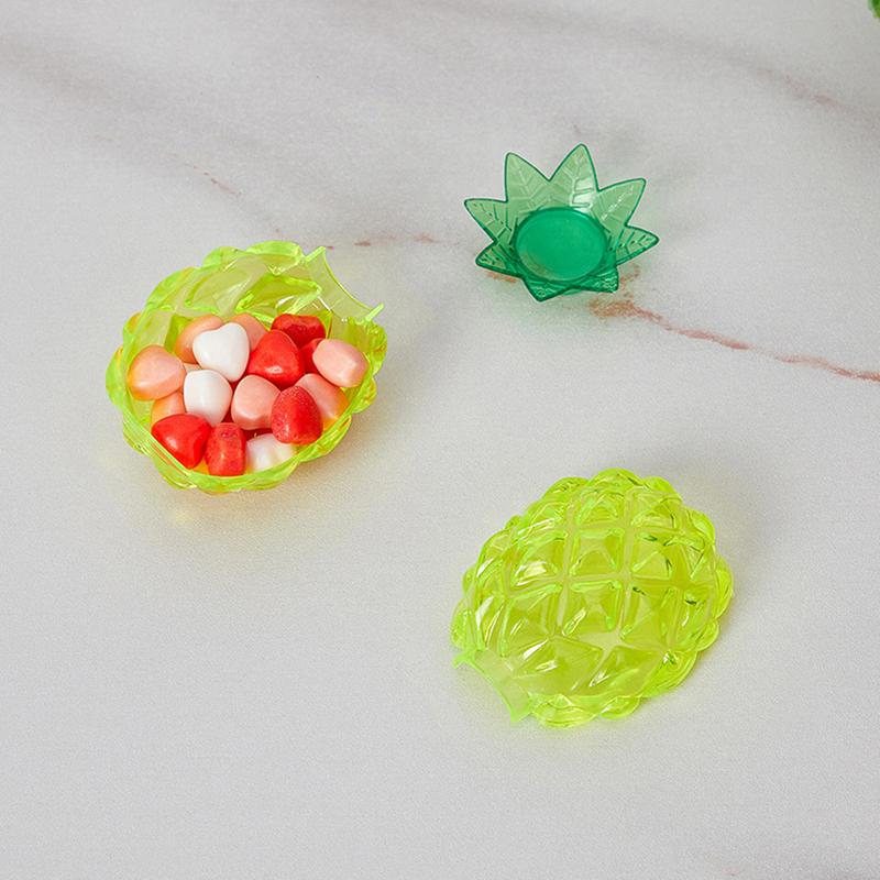 5 шт. Прозрачные коробки для конфет в виде ананаса, клубники, арбуза, подарочные упаковочные коробки для дня рождения, свадьбы, вечеринки в честь рождения ребенка, декор