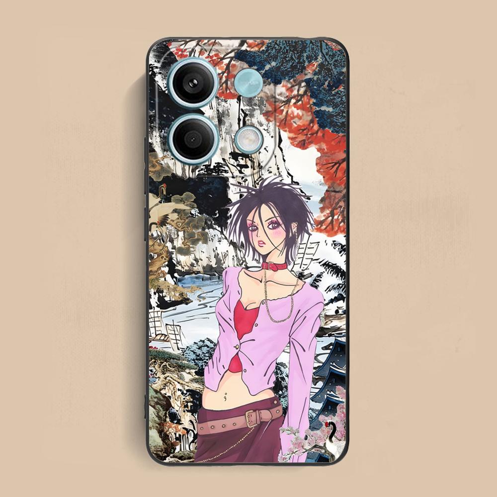 Black Stones Osaki Nana Phone Case for Xiaomi Redmi Note 14 13 12 11 S Pro Plus 4G 5G Colorful Printing Cover Cellphones Luxury