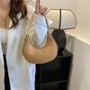 Нишевая однотонная дизайнерская сумка женская новая модная простая персонализированная сумка-полумесяц подмышкой универсальная портативная сумка через плечо