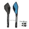 For SUZUKI GSR750 GSR600 GSR400 GSR CNC Aluminum Motorcycle Handlebar Rear View Mirrors Blue Anti-glare Mirror